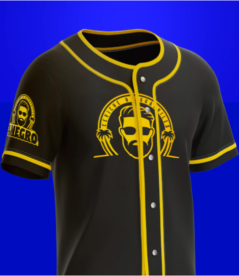 Jersey Besibolera Negro